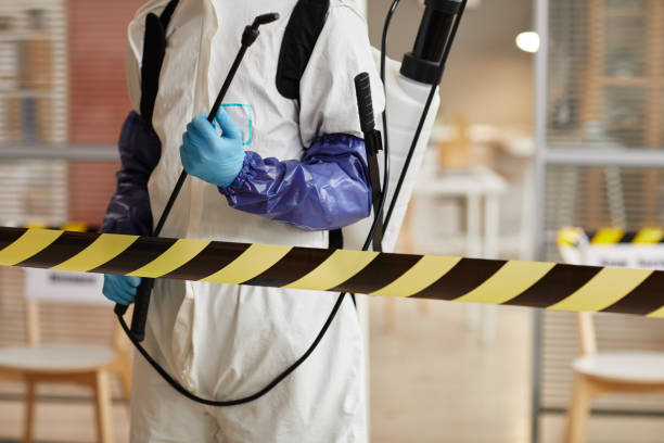 Professional Sewage Cleanup technician working in Waterford, WI